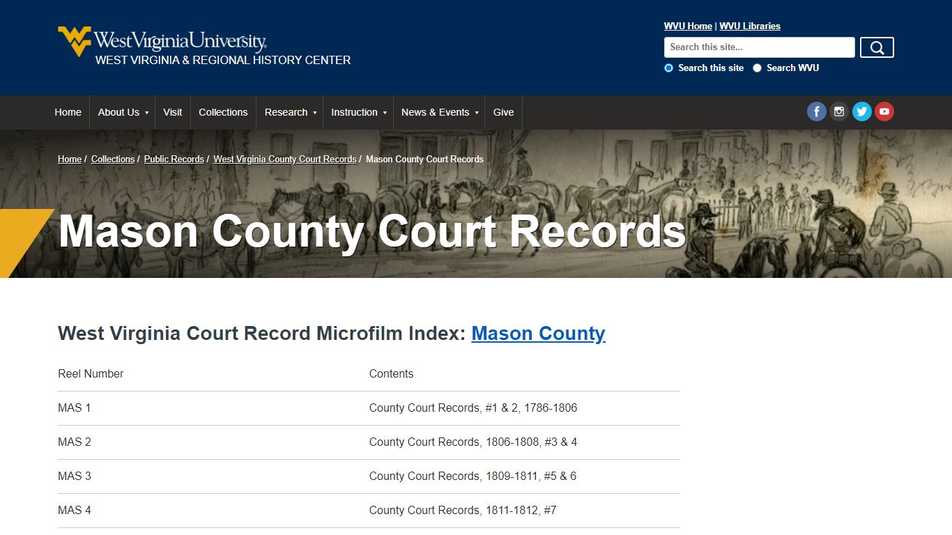 Mason County Court Records | West Virginia and Regional ...